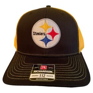 Black & Gold Steelers ball cap, one size fits all. Show your team pride!SizeOS